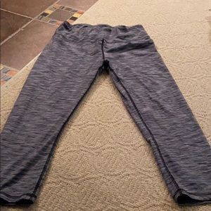 RBX black and grey cropped leggings